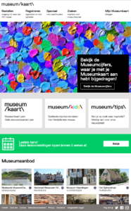 Oude website museumkaart